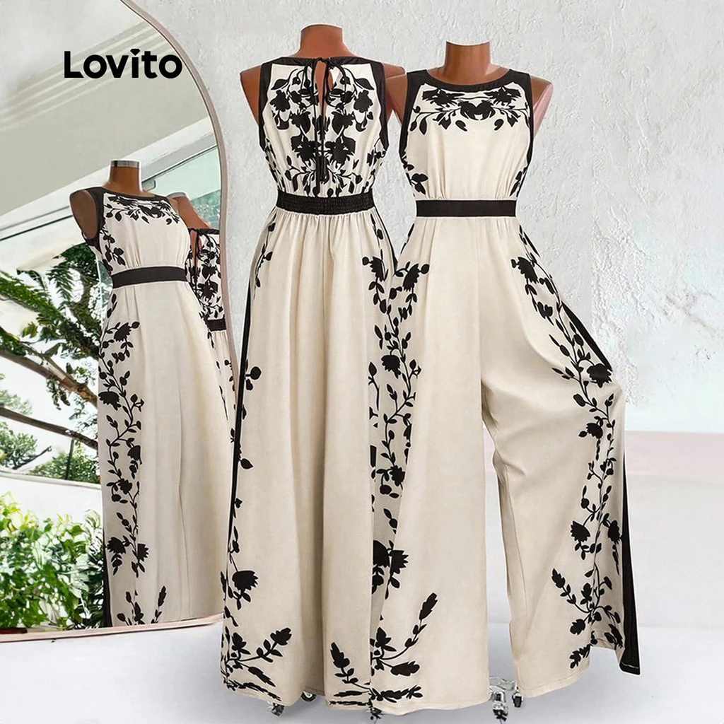 Lovito Macacão Boho Feminino Primavera/Verão LK5LD204 — imagem 1
