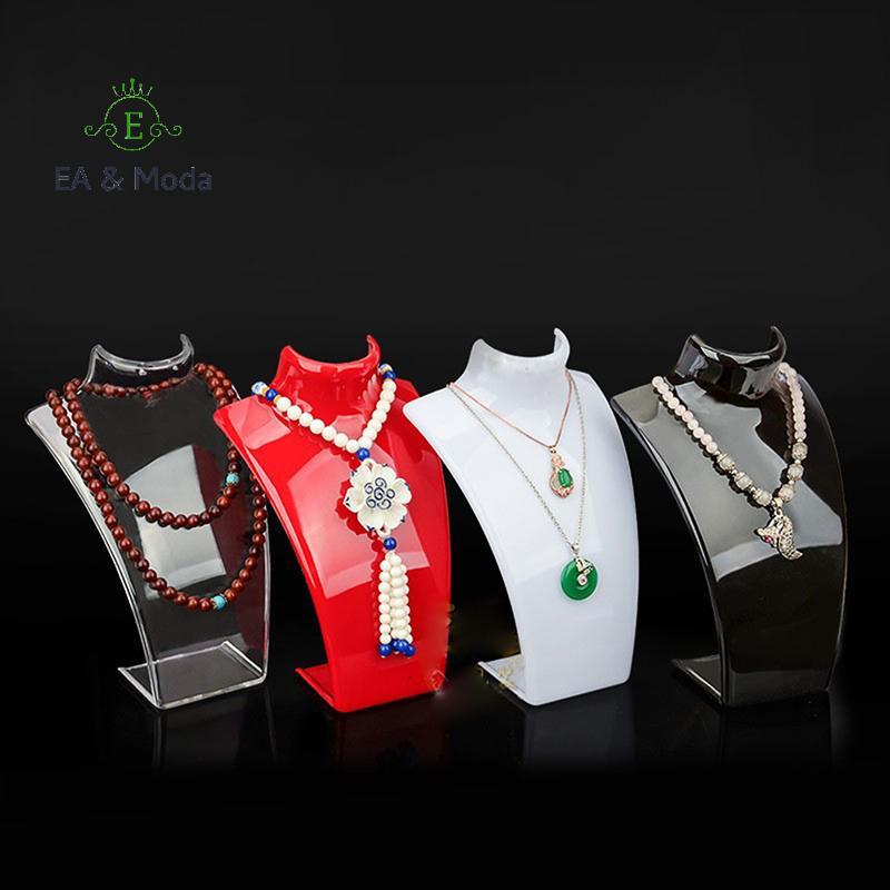 EA & Moda 4 Cores Manequim Acrílico Nelace Suporte Para Exibição De Joias Prateleira Brincos .