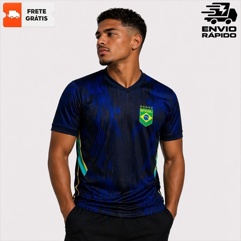 Camisa Camiseta Masculina Brasil Torcedor Copa do Mundo 2026 HICKSTORE