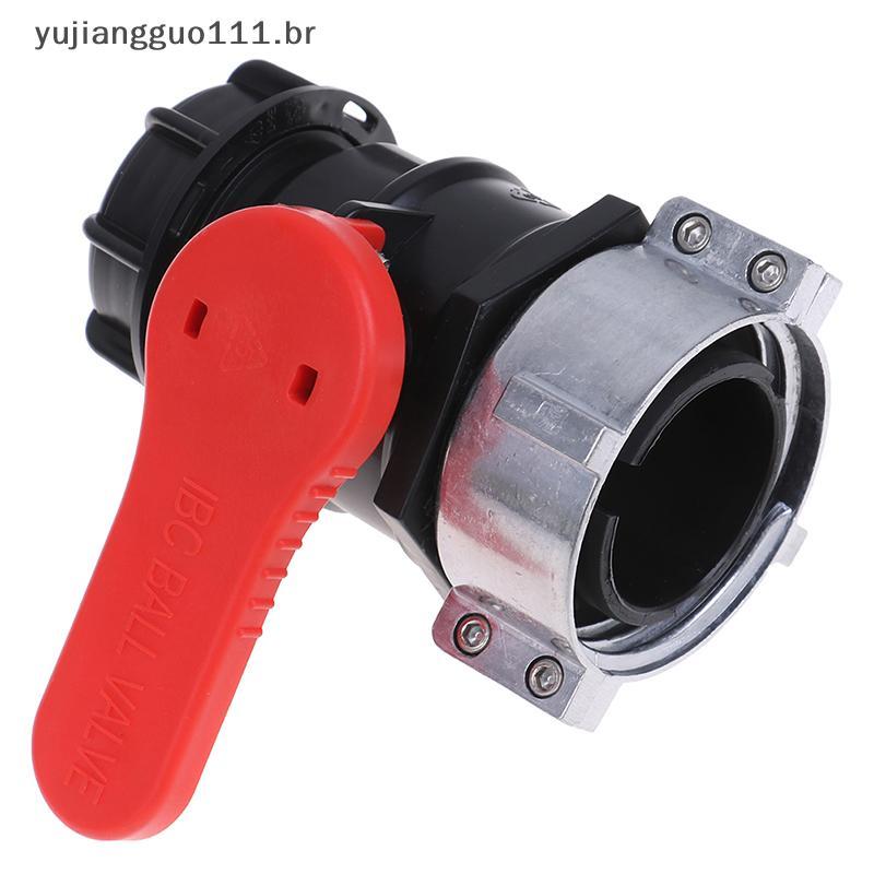 # Novo 75mm 1000L Água IBC Tanque Recipiente Válvula De Esfera DN50 Ton Barril .