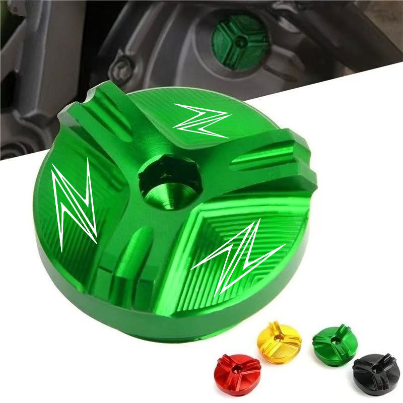2025 Copo De Enchimento De Óleo Do Motor Da Motocicleta Plug Capa Parafuso Para Kawasaki Z900 RS Z650 Z500 Z400 Z800 Z10