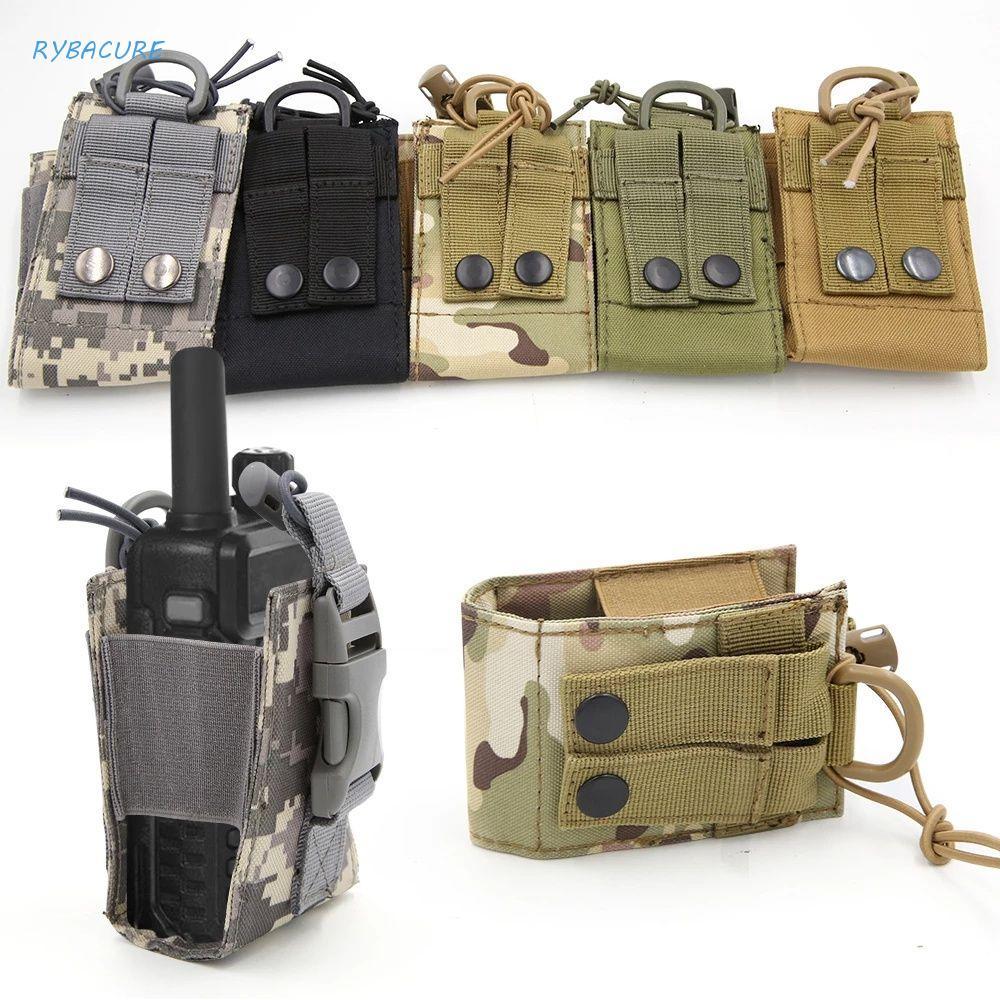 RYBACURE Walkie Talkie Bolsa Molle-Caso Suporte De Armazenamento De Interfone