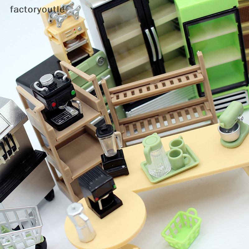 FAR 1 : 12 Casa De Bonecas Em Miniatura Grade Espaço Mini Espremedor Suprimentos Cozinha Cena Modelo Decoração Brinquedo