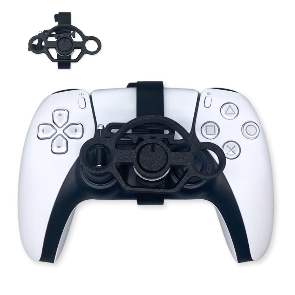 Volante Mini CHOWONE para Controle Remoto do PS5, Acessório para Jogos de Corrida no PS5, Acessório de Volante para Cont