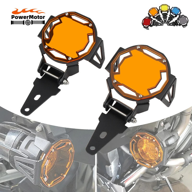Motocicleta Nevoeiro Lâmpada Luz Capa Guarda Grade Protetor Para BMW R1250GS R1250 R 1250 GS ADV Aventura 2018 2019 2020