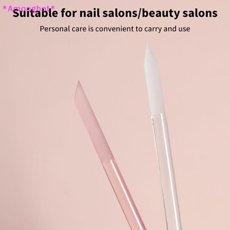Entrehot > 1 Peça Empurrador De Cutícula De Vidro Manicure Sti Profissional Precisão Arquivamento Removedor Pedicure Par