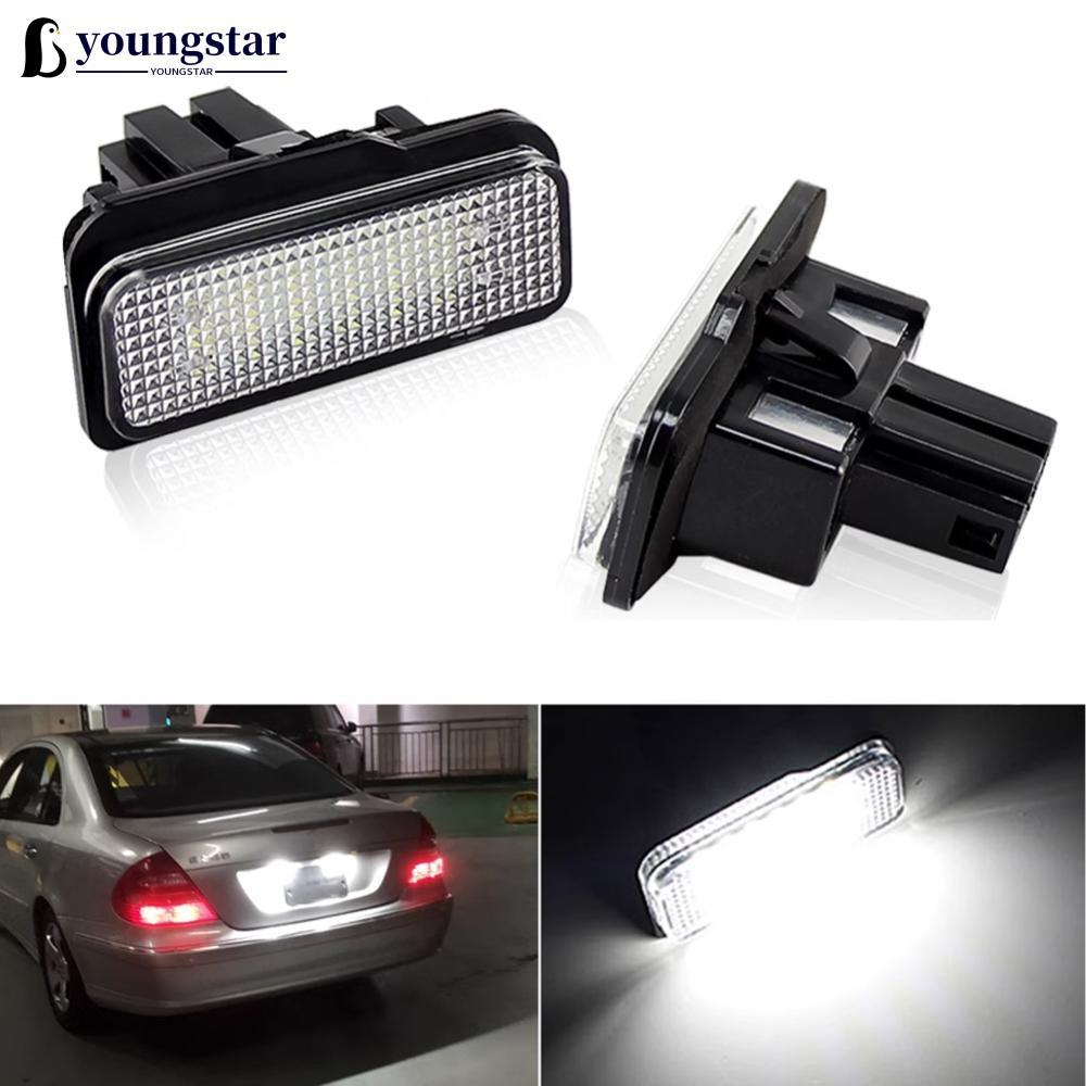 YOUNGSTAR 1PC Carro Canbus LED Conjunto De Luz Da Placa De Identificação Substituição Para Mercedes Benz Classe C S203 E