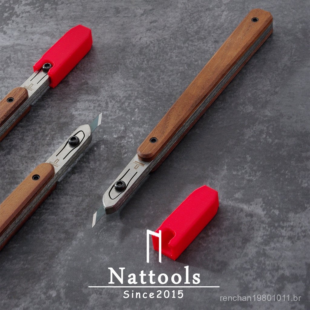 Faca de Caneta Nattools, Faca de Escultura, Ferramenta Artesanal para Trabalhos em Couro, Lâmina de Substituição para Fa