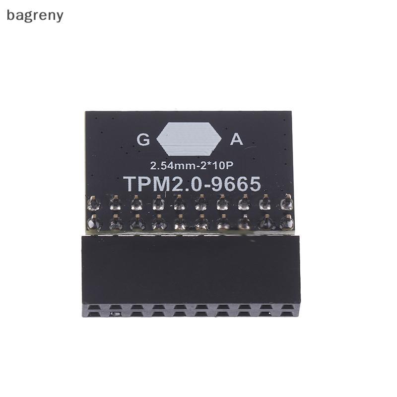 [bagreny] Placa De Módulo De Segurança Criptografada TPM 2.0 LPC Principal De 20 Pinos TPM2.0 Para-Mãe ASUS Gigabyte Win