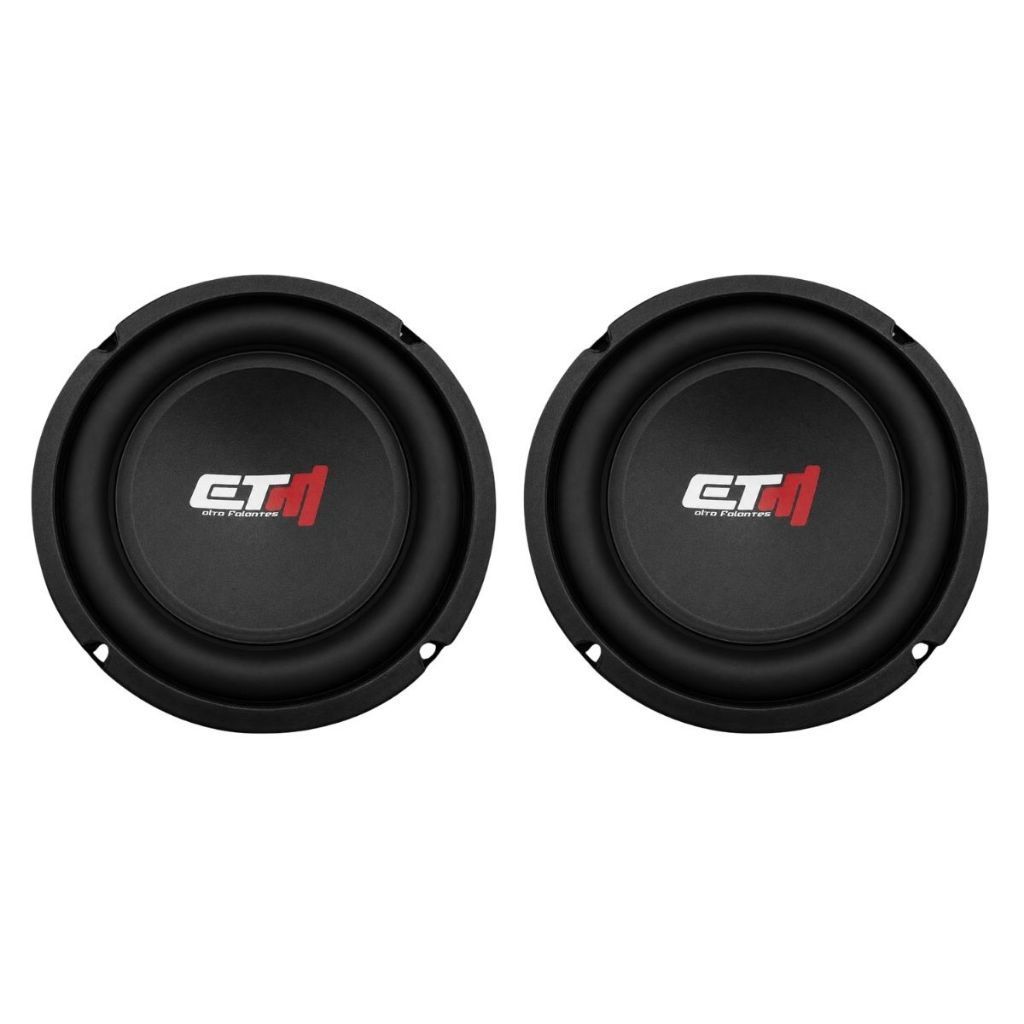 PAR ALTO FALANTE ETM SUBWOOFER 6 POL EW 125W RMS 4 OHMS CORES