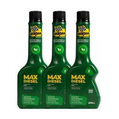 Aditivo Combustível Bardahl Max Diesel 200ml Kit 3 Un.