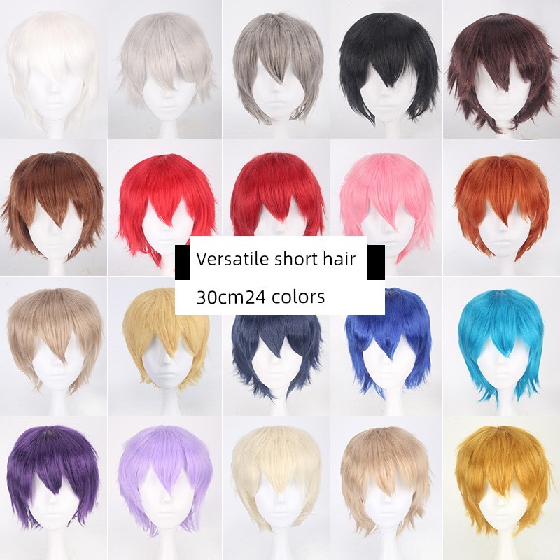 Cabelo afro cacheado sintético Crochet braids cacheado afro Aplique cache afro orgânico Peruca de Anime Anti-deformação