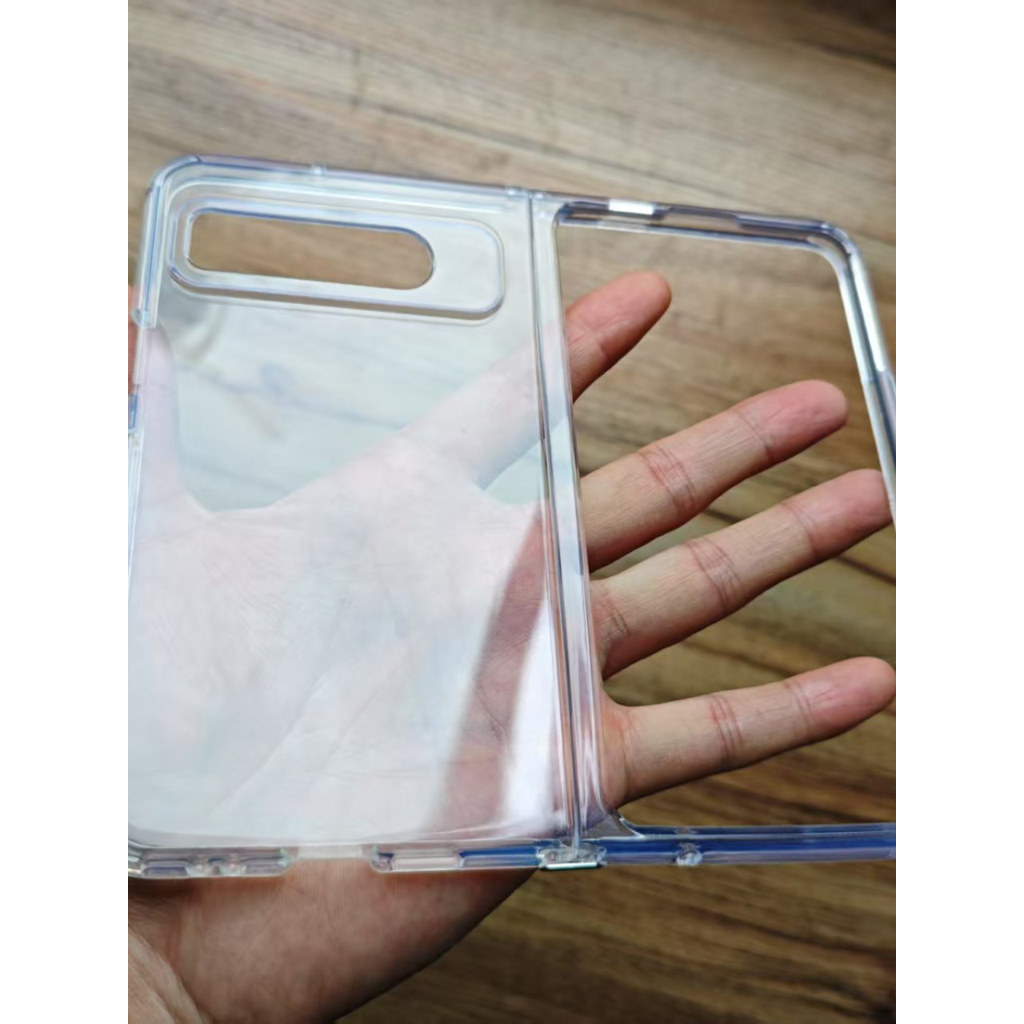 Capa transparente transparente restaurar a aparência da máquina Real adequada para Google pixel fold Phone Case pixelfol