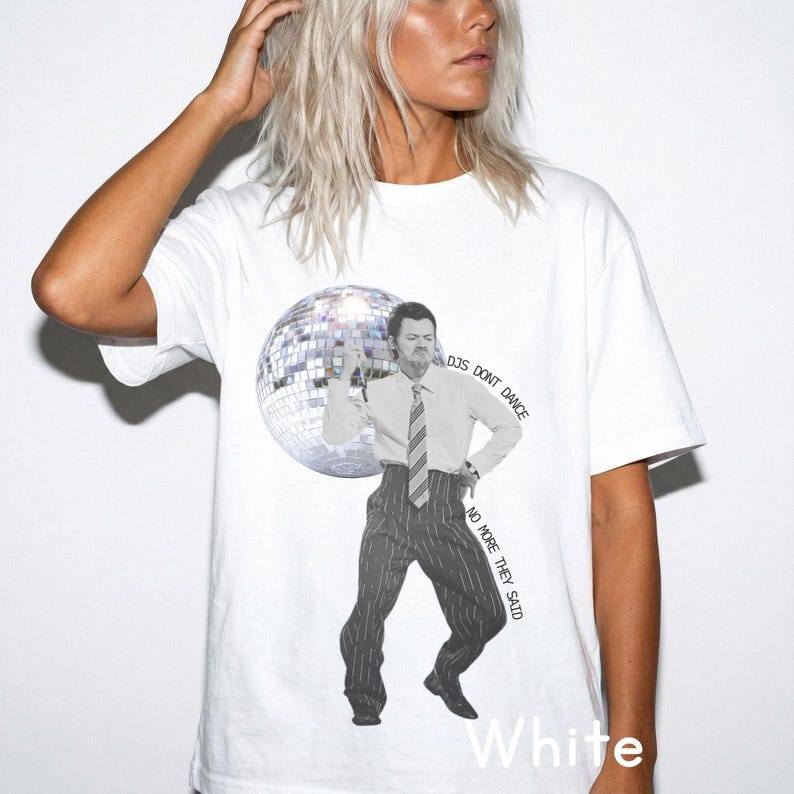 Music.Soul Camiseta Unissex DJs Dont Dance No More Estampa Moderna Confortável Linda Estilosa Casual