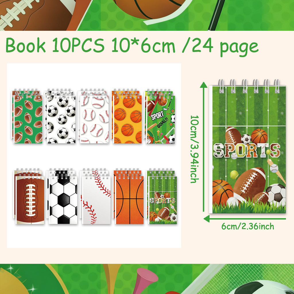 Super tigela tema Rugby futebol basquete esportes tema bloco de notas caderno diário dicionário#6608