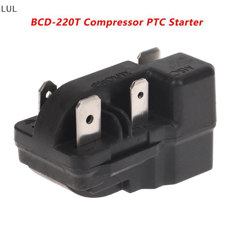 [LUL] 1 Peça Adequado Para Geladeira BCD-220TG Compressor PTC Starter KLIXON Relé De Proteção Contra Sobrecarga De Tempe