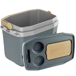 Caixa Térmica Cooler 20 Litros Cor Cinza Cabe Até 26 Latas Para Praia Pesca Termolar