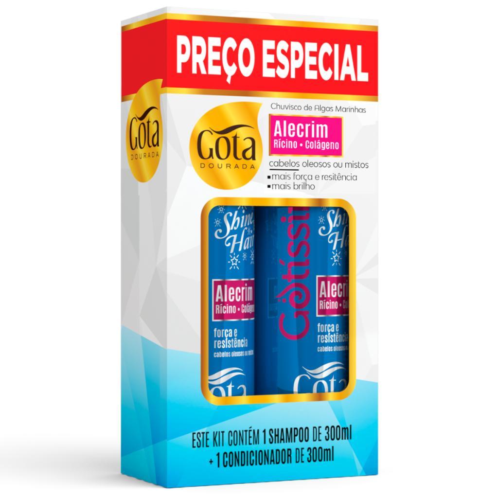 Kit Gota Dourada Chuvisco de Algas Marinhas Shampoo + Condicionador 300ml
