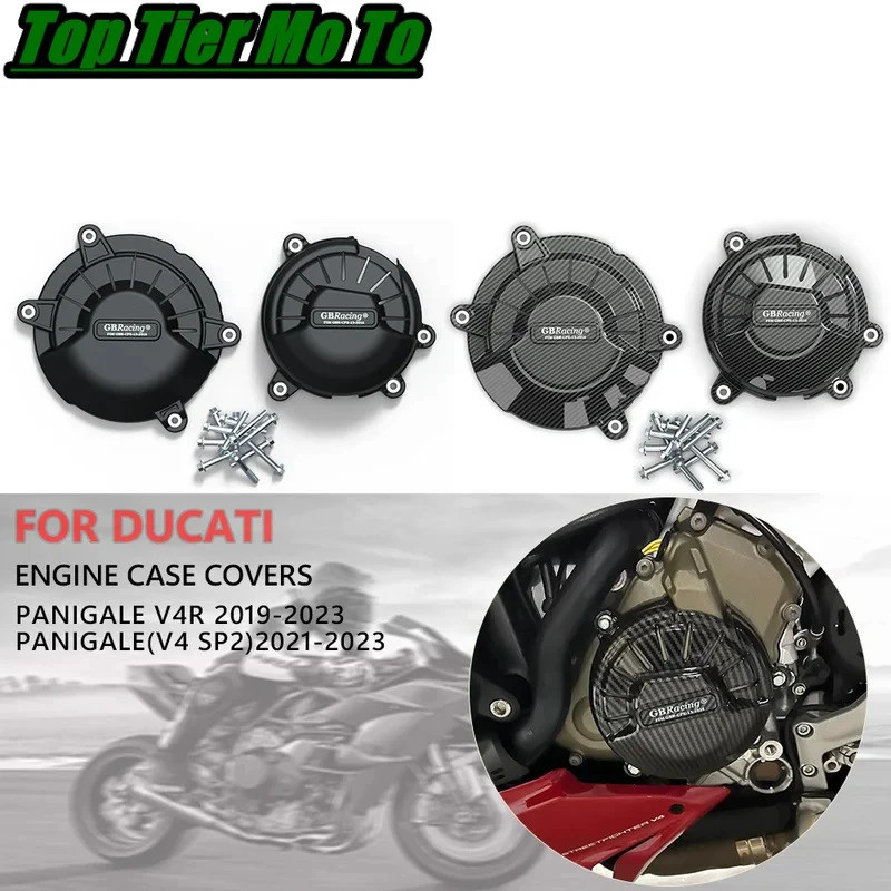 Escudo De Proteção Do Motor Da Motocicleta Modificado Capa Novo Apto Para Panigale V4R 2019-2023 V4 SP2 2021-23