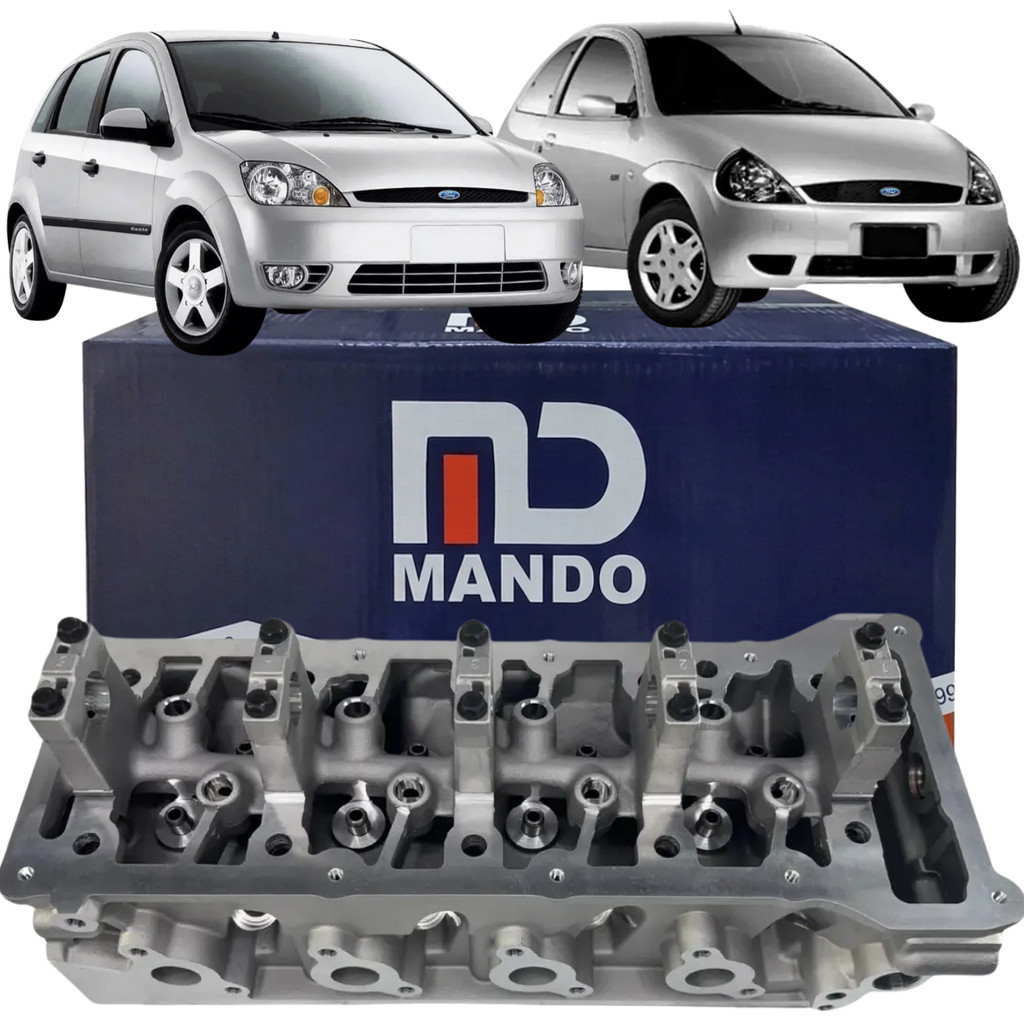 Cabeçote Motor Ford Fiesta Ka 1.0 8v Zetec Rocam 2006-2014 Flex