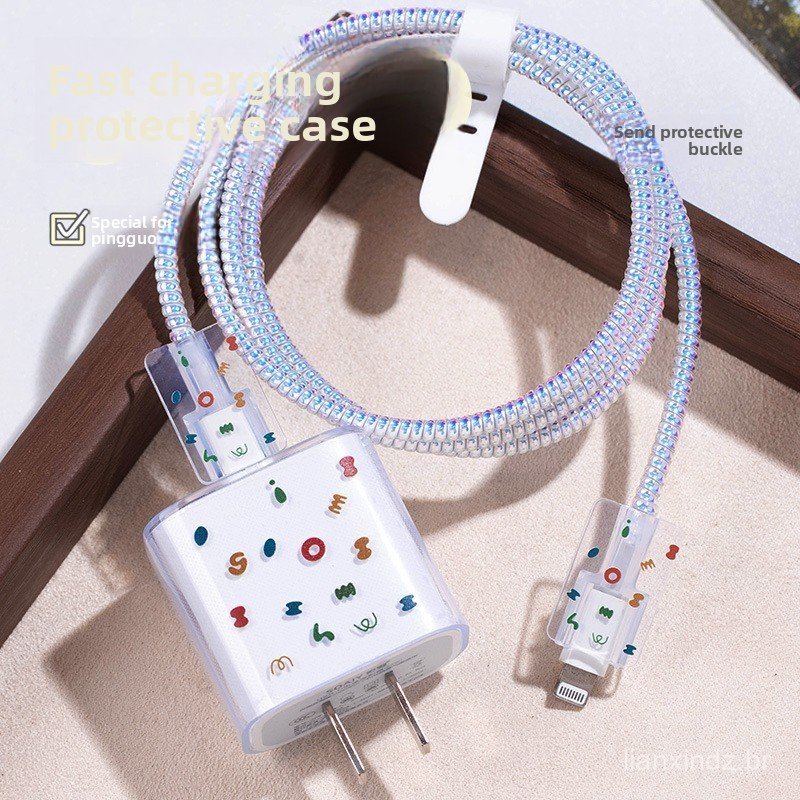 Charger Protector Case Fast Charging Cable Crotector For IP 18/20w Suitable
