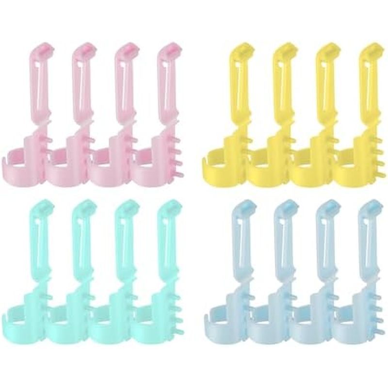 ide Finger Holder Knitting Thimble Tool Plastic Yarn Guide Separated Tools Crochet Ring Crochet Finger Yarns Holder Croc