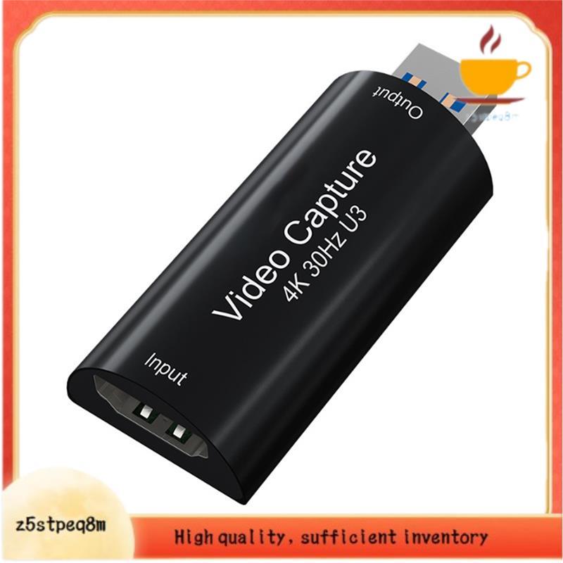 - Placa De Captura De Áudio E Vídeo 4K Para USB 3.0 Compatível Jogos/Câmera Laptop PC Streaming Ao Vivo 1080P