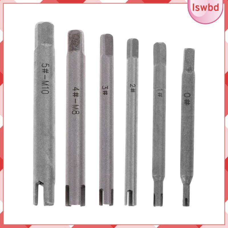 [Lswbd] Conjunto De Ferramentas De Remoção De Parafuso Extrator De Torneira Em Liga De Aço Durável Para Restauração E Re