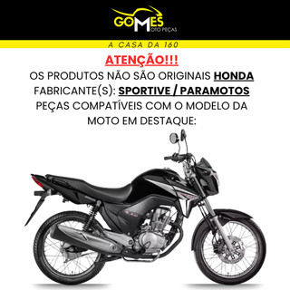 Carenagem Cg Titan 150 2014 2015 Par Aba Asa Tanque Externa Sem Par de Complementos Internos