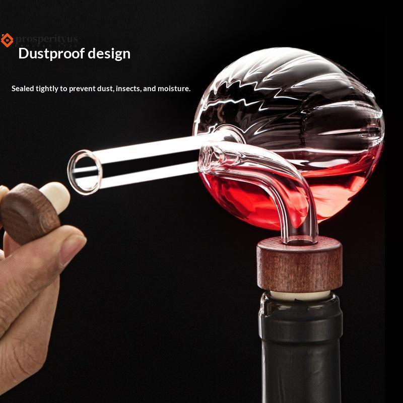 [PPTS] Aerador Portátil De Vinho Tinto , Ferramenta De Decantação Rápida Transparente Estilo Pêssego Para Serviço De Bar