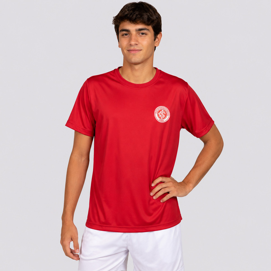 Camisa Internacional Esportiva Dry Juvenil Vermelha