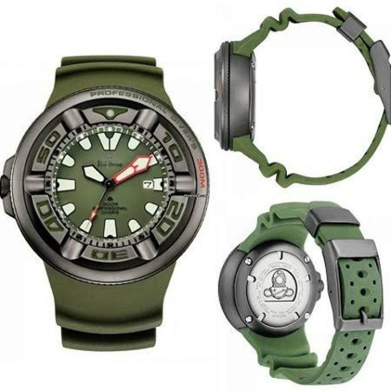 RELÓGIOS MASCULINO NEW AQUALAND ECODRIVE ECO-ZILLA PREMIUM + 48MM - A PROVA DÁGUA