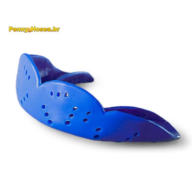 [Vendas Quentes P] Protetor Bucal Esportivo EVA De Dentes Adultos Proteção De Dente Basquete Rugby Boxe Karatê , Azul