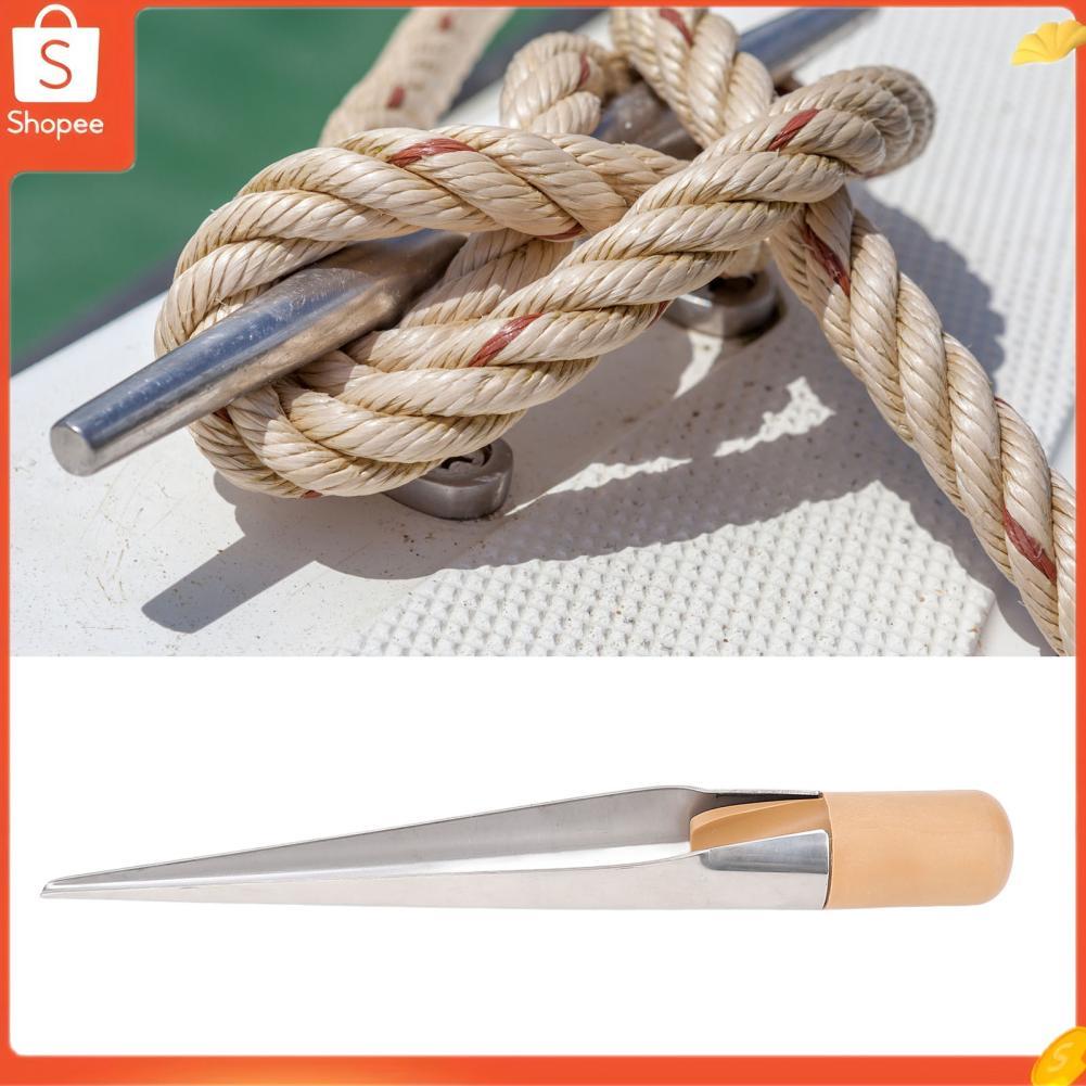 Hap Ferramentas de emenda de corda, espiga de aço inoxidável eficiente para barco, alça ABS antiderrapante versátil