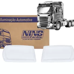 Lente Vidro Farol Principal para Scania S5 Serie 5 - 2011 a 2019 ( Nino L-90 / L-91)