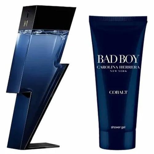 Coffret Bad Boy Cobalt Carolina Herrera Kit - Perfume Masculino Edp + Gel De Banho Kit