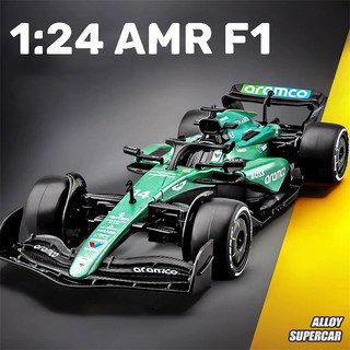 Escala 1 : 24 Fórmula F1 Liga Modelo De Carro Diecast Som Luz Amantes Do Coleção Crianças Presente Aniversário Metal Men
