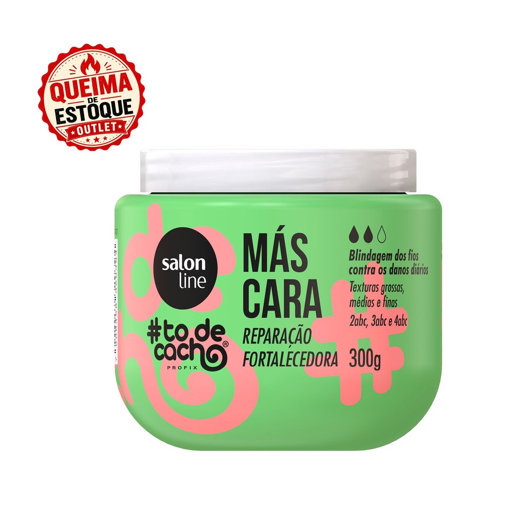 Máscara #todecacho Reparação Fortalecedora 300g