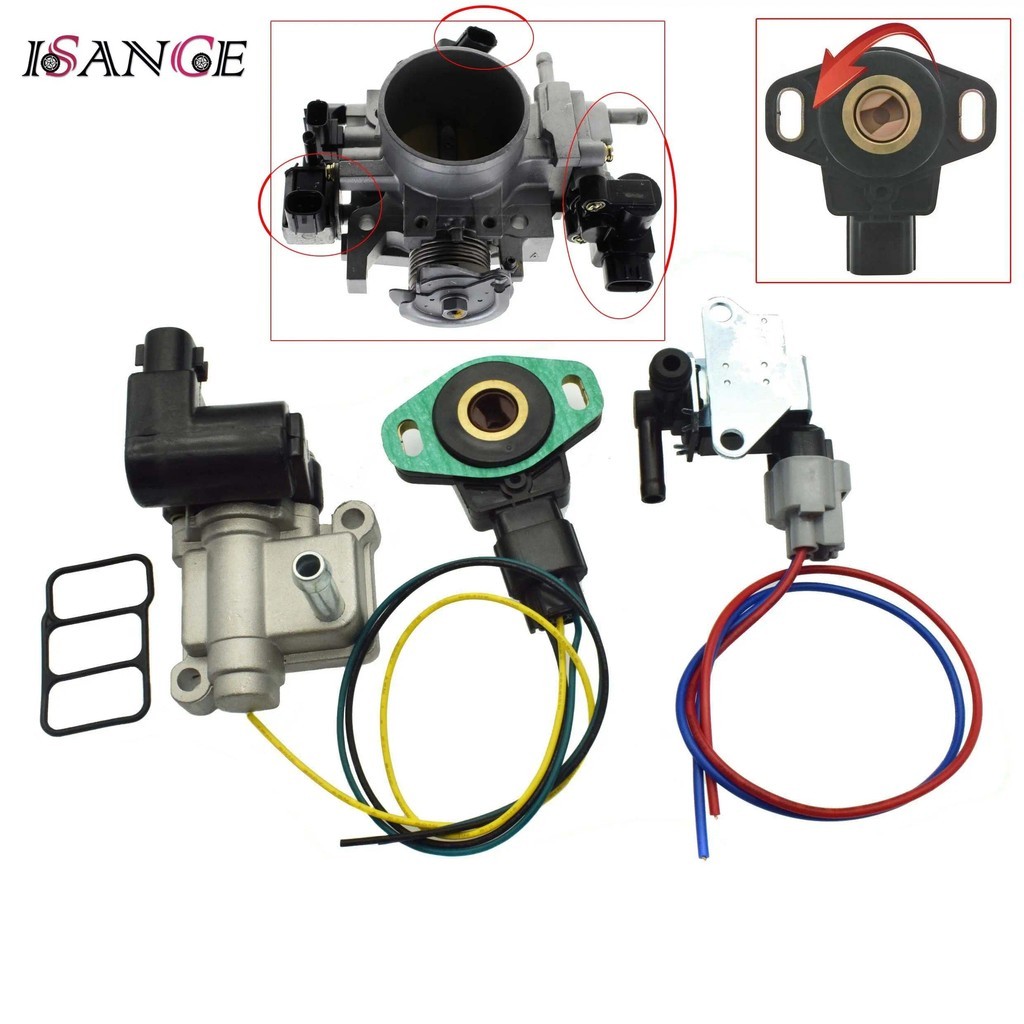 Válvula De Controle De Ar Ocioso E Sensor TPS Solenóide Conector Para Honda CR-V CRV 2002-2005 2.4L 16400-PPA-A11 A01peç