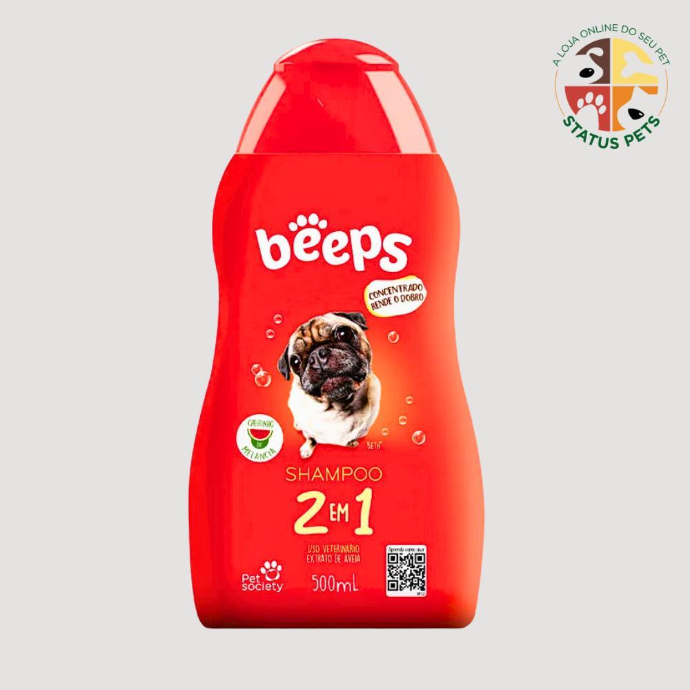 Shampoo 2 em 1 Beeps Pet Society 500 ml