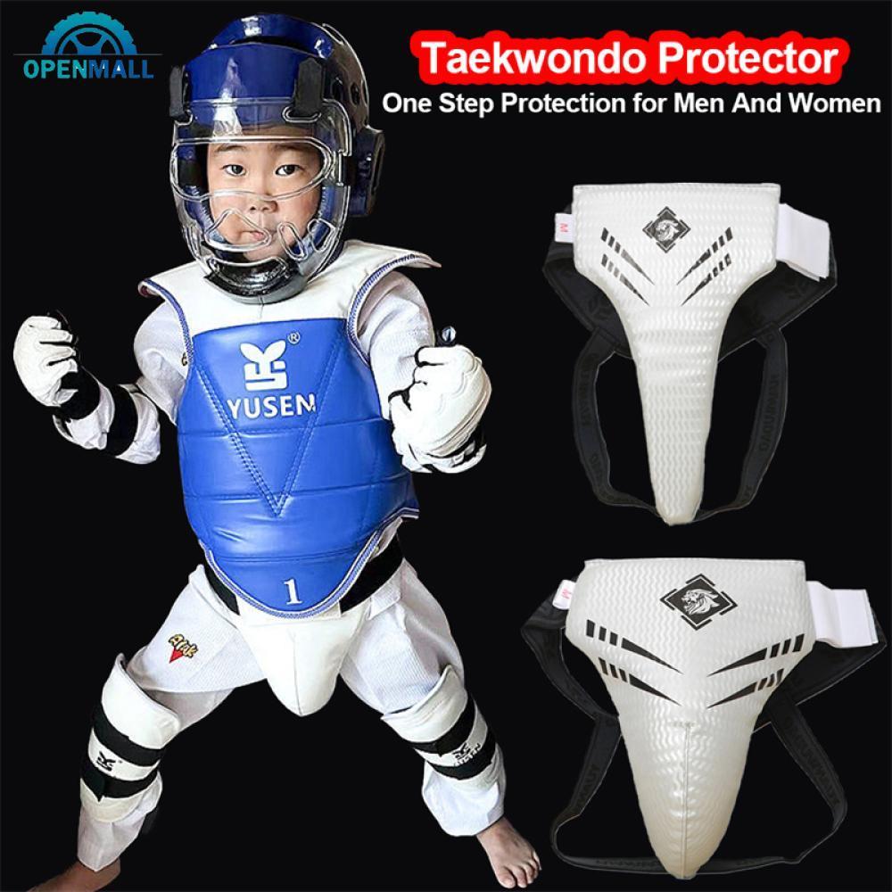 OPENMALL Taekwondo Engrenagem Protetor De Virilha Jockstrap Masculino Feminino Roupa Interior Guarda Karate MMA Boxe San