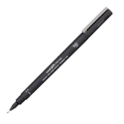 Caneta Nankin Uni Pin fine line 0.4 Preto Mitsubishi