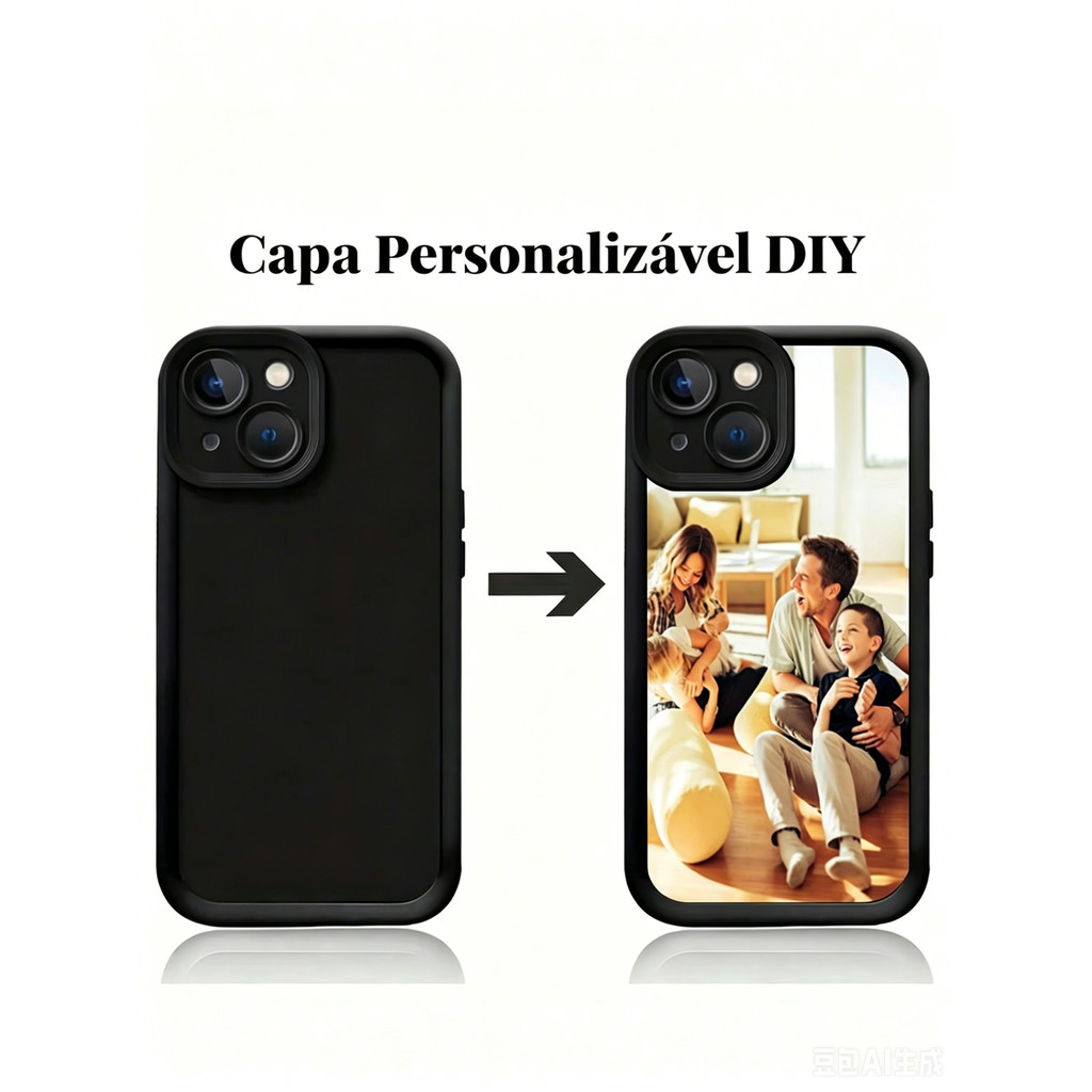 DIY Fotos Personalizadas Personalizado Fosco Capa Capinha Para iPhone 17 Ar 16 15 14 Plus 13 12 11 Pro Max XR Normal