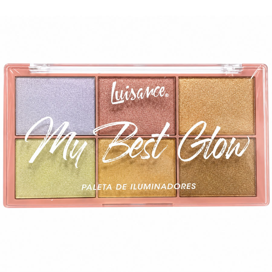 Paleta De Iluminador  My Best Glow - Luisance