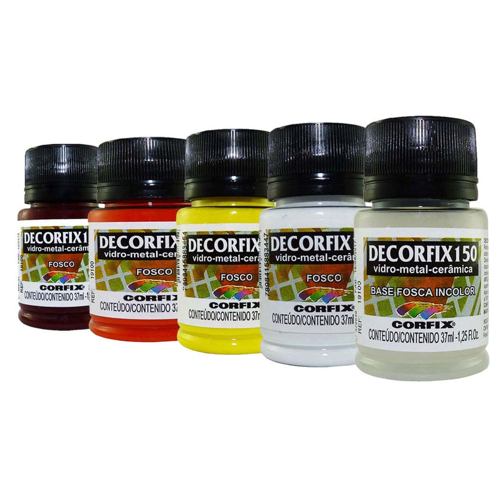 Tinta Decorfix150 (Porcelana) Fosca 37ml Corfix Avulso