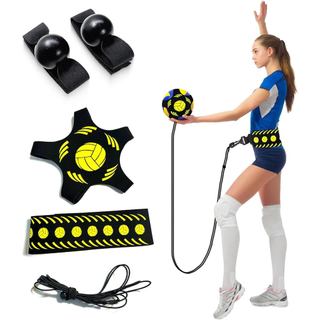 Equipamento de Treinamento de Vôlei com Alta Elasticidade, Treinador de Vôlei Ajustável para Saque, Passada, Remate e Re