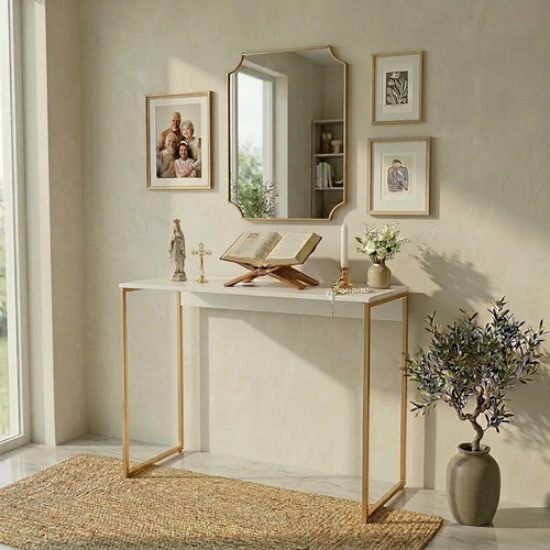 Altar Oratório Aparador Suporte Para Oração Santo Industrial De Casa Decoração Santuário Grande