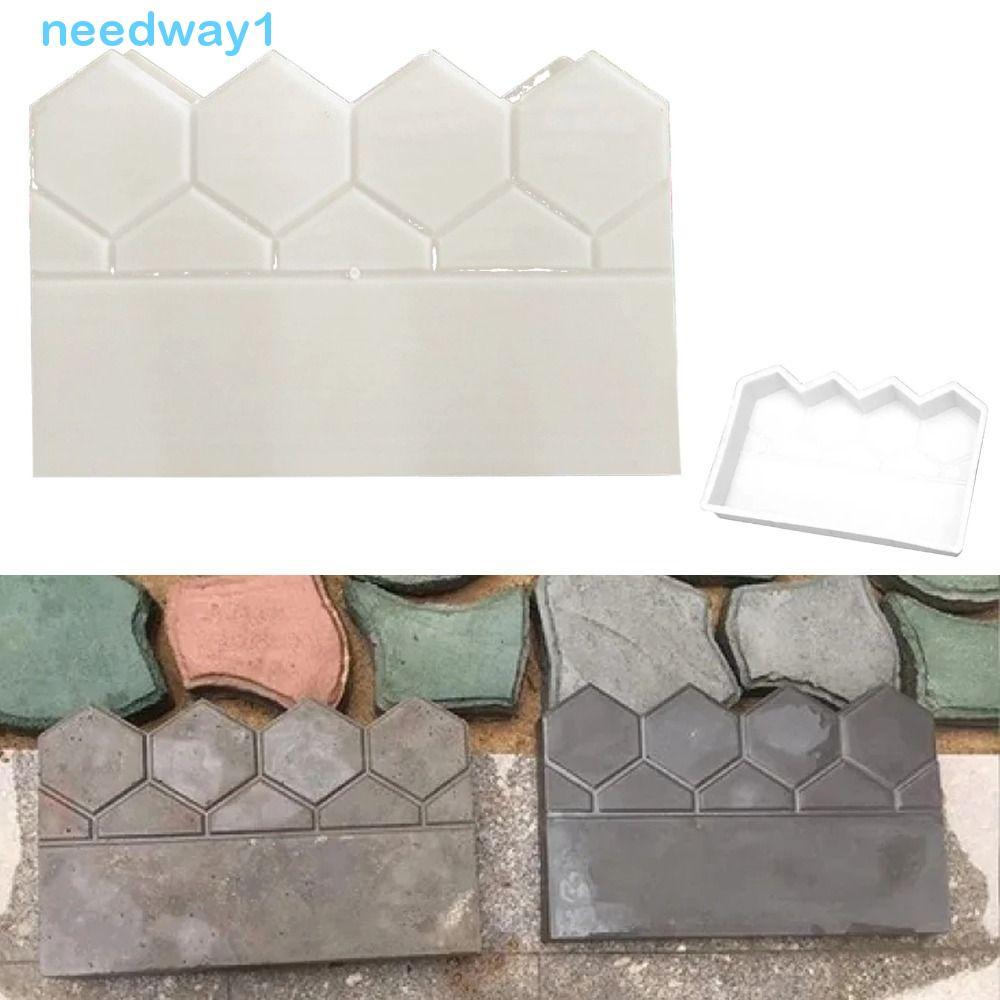 Molde De Tijolo De Cimento Para Cerca De Jardim NEEDWAY , Decorativo Antigo Reutilizável , Plástico