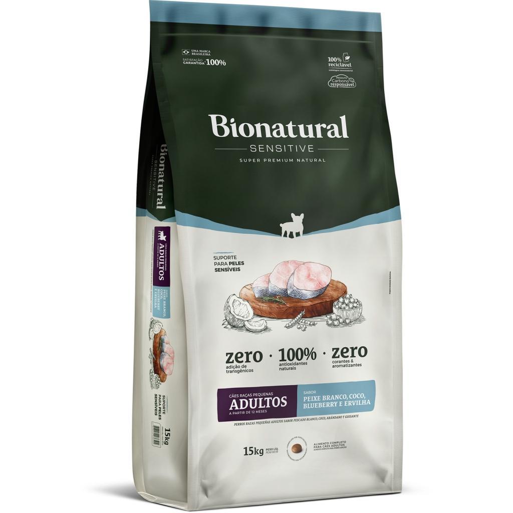 Ração Bionatural Sensitive Cães Adultos Raças Médias e Grandes - 15kg
