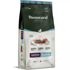 Ração Bionatural Sensitive Cães Adultos Raças Médias e Grandes - 15kg